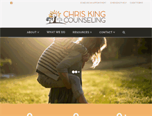 Tablet Screenshot of chriskingcounseling.com